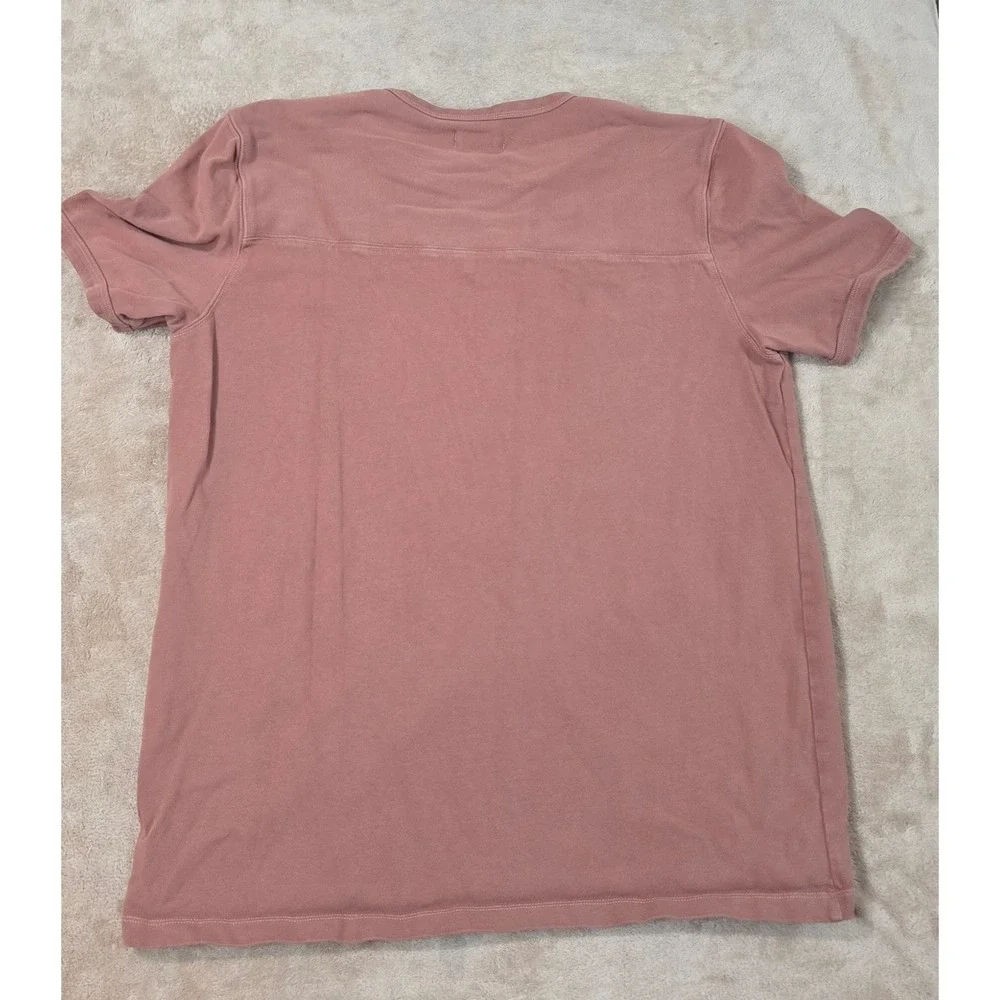 Taylor Stitch Heavyweight T Shirt Men's 44 XL Brown 100% Organic Cotton S/S GOOD